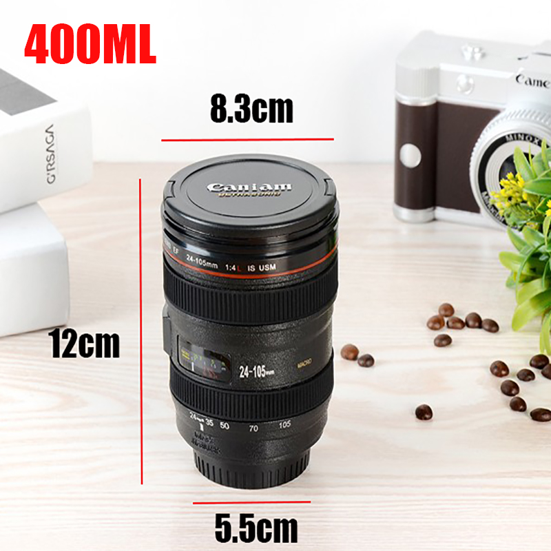 Camera Lens Portable Coffee Mug - Image 4